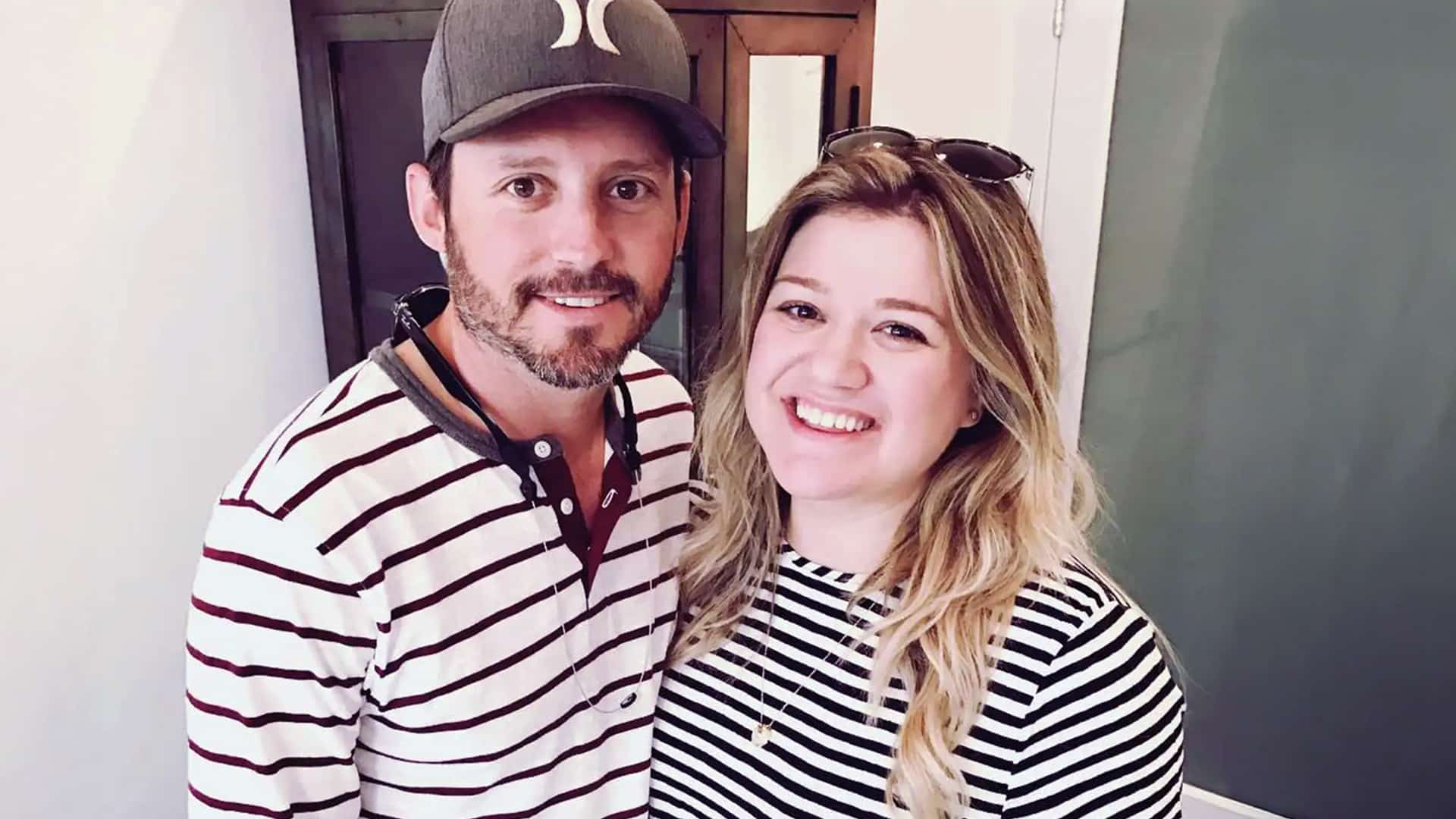 Brandon Blackstock and Kelly Clarkson smile together in a throwback photo taken years before he began a new life in Montana with Brittney Marie Jones, his later partner.