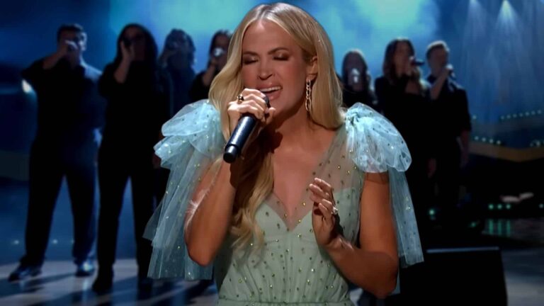 Carrie Underwood Honors Vince Gill With a Stunning Cover of “Go Rest High on That Mountain”