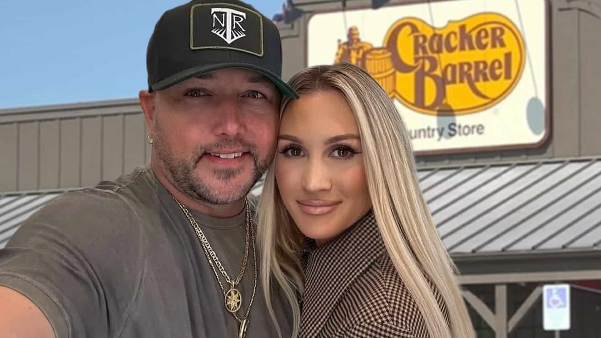 Country star Jason Aldean with wife Brittany criticizing Cracker Barrel’s Logo changes