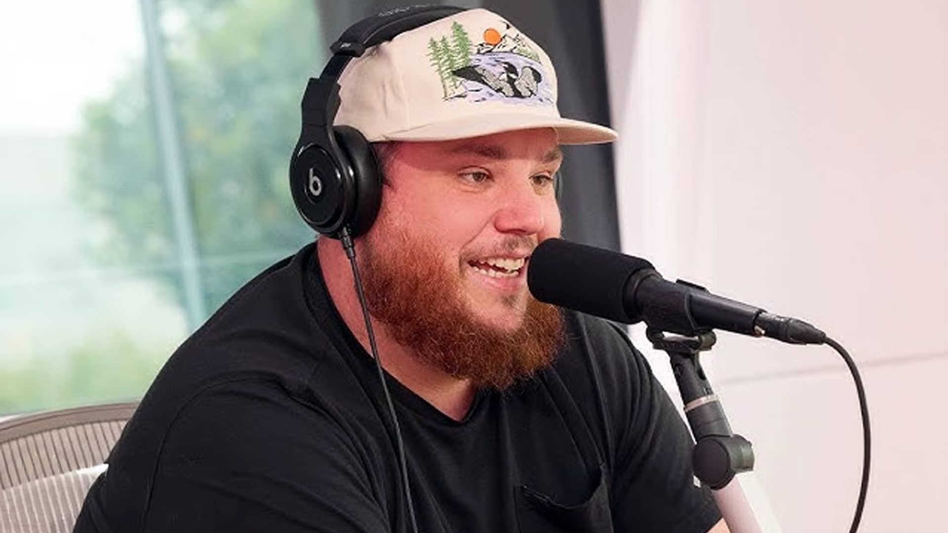 Country singer Luke Combs in studio passionately shares his bold take on which state leads in country music talent.
