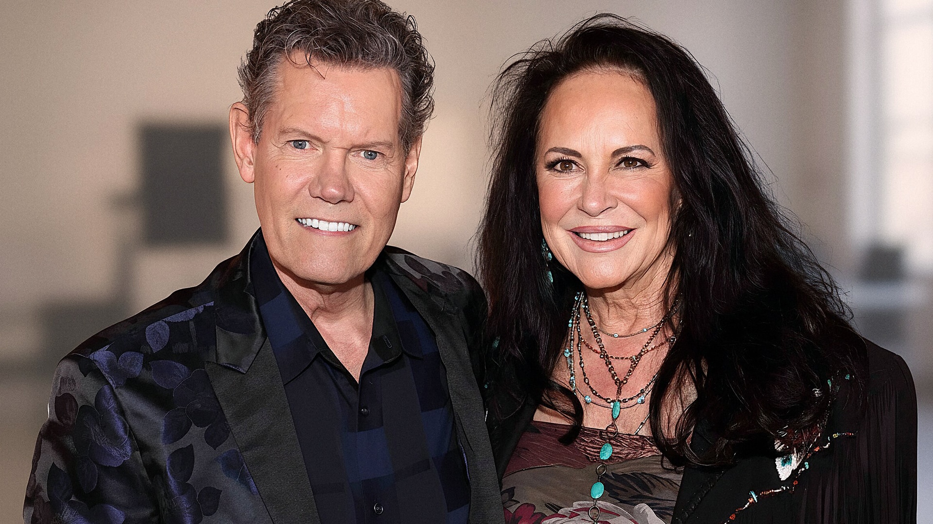 Randy Travis with wife Mary Travis, who refused to let doctors end his life support after his stroke.