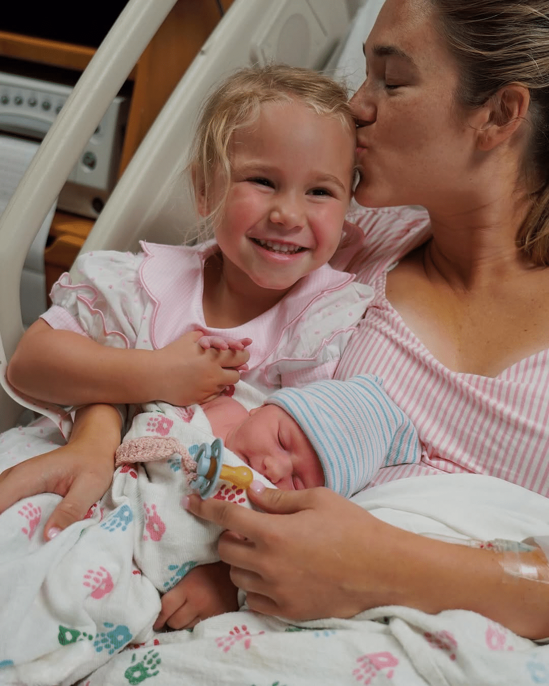 Sadie Robertson with her new baby, Kit Carroway Huff.