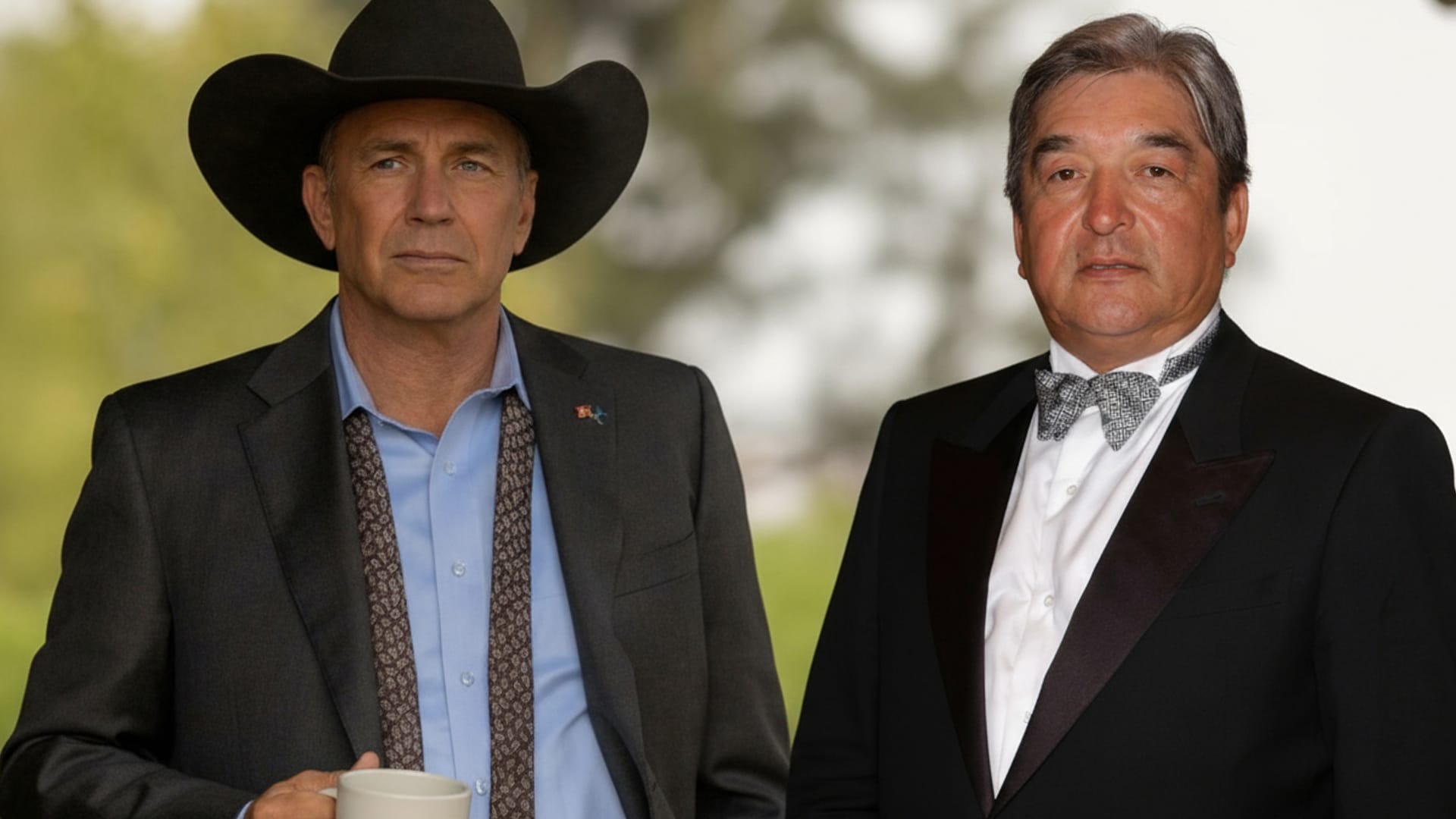 Graham Greene with Kevin Costner, remembered together as Dances With Wolves icons after Costner’s heartfelt tribute to Greene.