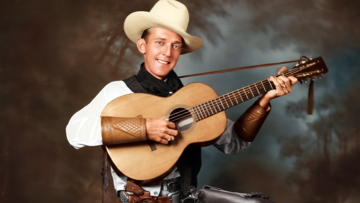 Jimmie Rodgers with guitar in hand, remembered as the Father of Country Music born in Mississippi in 1897.