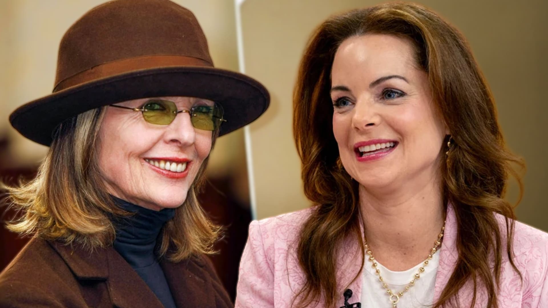 Kimberly Williams-Paisley smiling beside Diane Keaton, honoring their lasting Father of the Bride bond after Keaton’s passing.