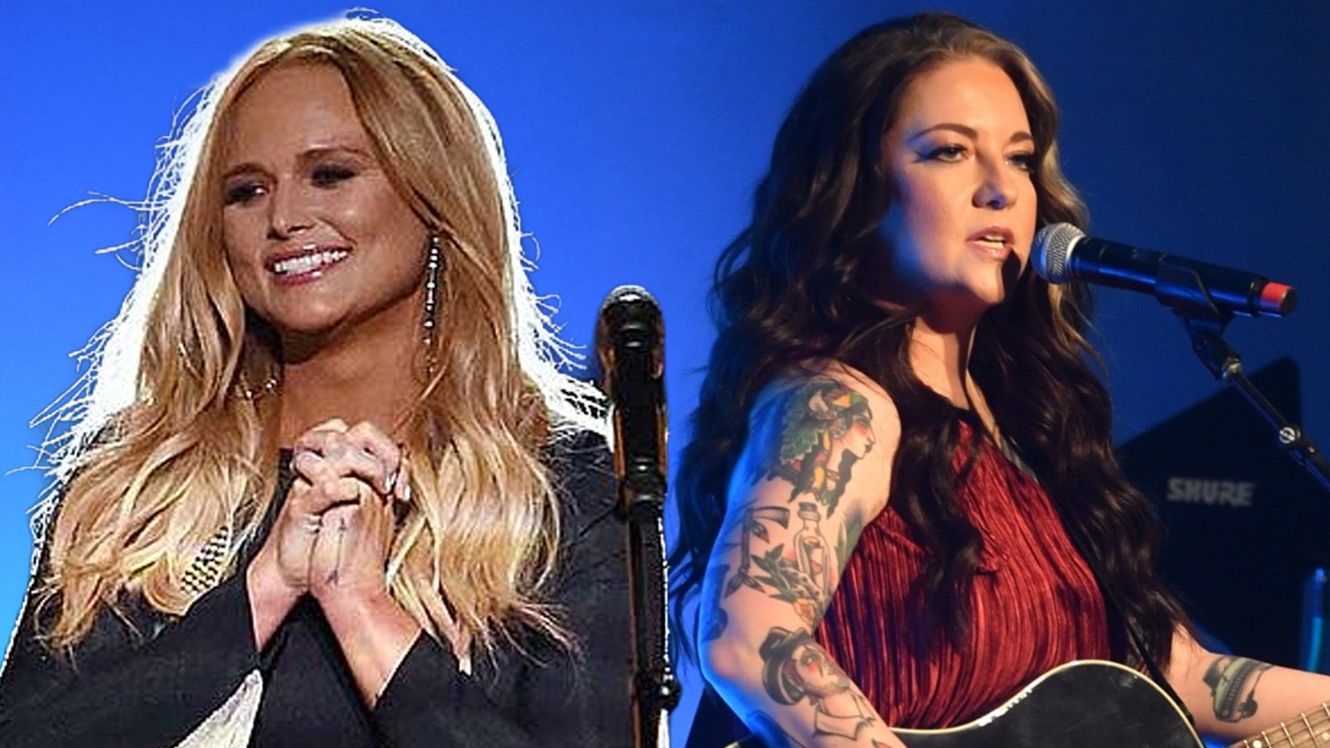 Miranda Lambert and Ashley McBryde at the CMA Awards, the rowdy country best friends reportedly banned from sitting together after wild table antics stole the show.