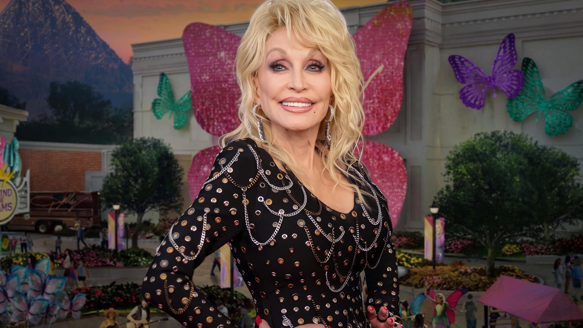 Dolly Parton is shown at Dollywood after her passing, as her heartfelt wish was that the park keep going and the show must go on.