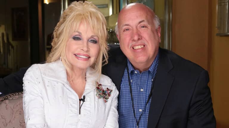 A photo of Jimmy Carter and Dolly Parton as the Nashville reporter who met Elvis twice and interviewed her dies in his sleep at 73.