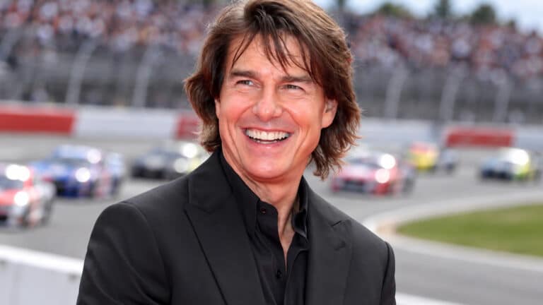 Tom Cruise smiles as he wants to run a real ARCA race at 64 for Days of Thunder 2 and NASCAR’s CEO admits he was shocked.