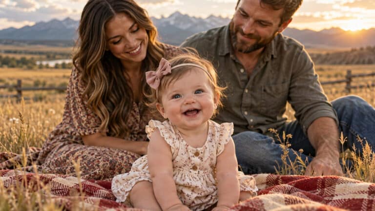 A happy family is shown as Yellowstone baby names boom and a country singer’s character cracks the top 100.